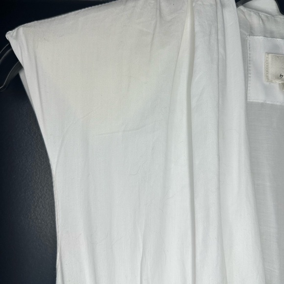 Anthropologie Tommie Cap Sleeve White Midi Dress - Picture 5 of 5
